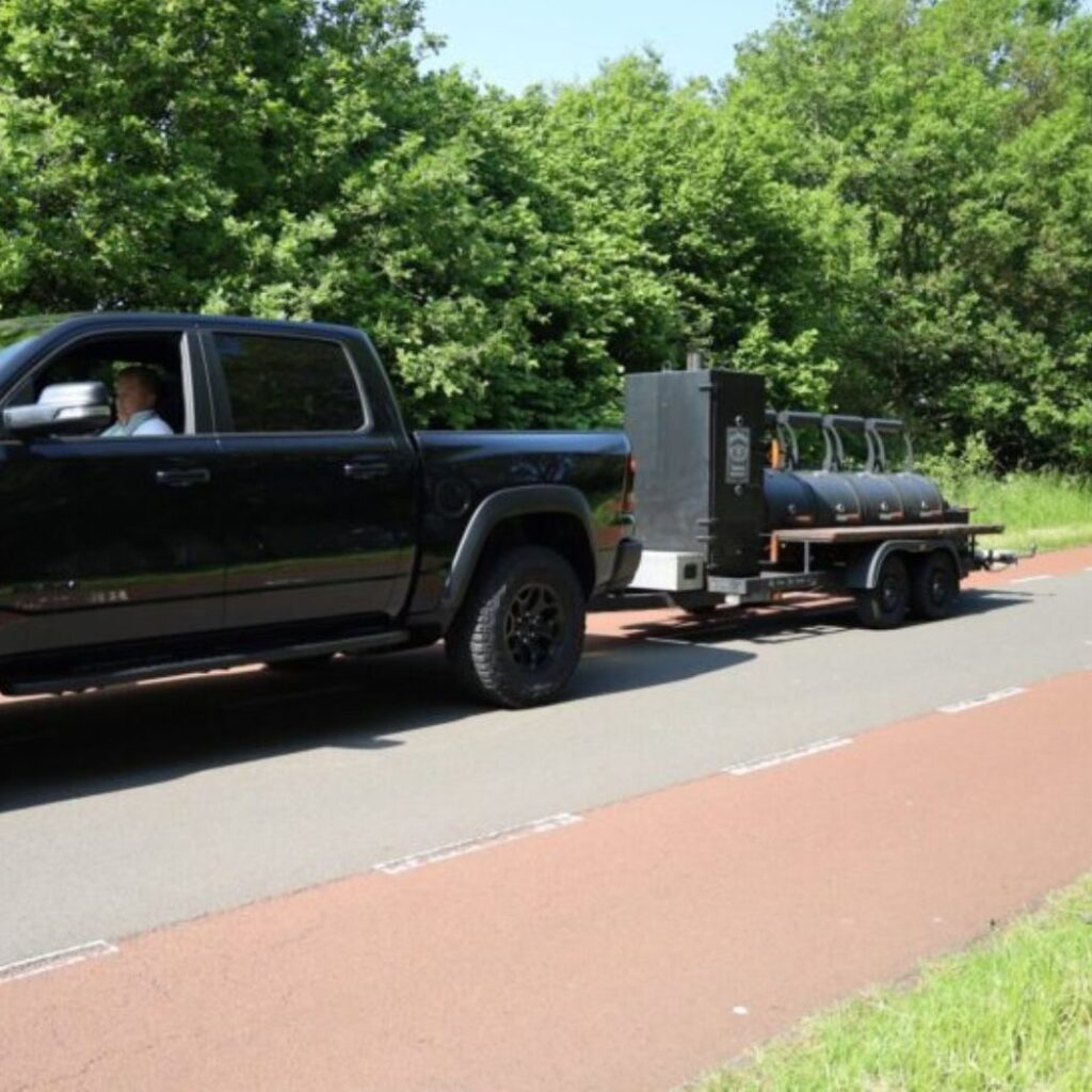 Transport & Aufstellung von Smoker